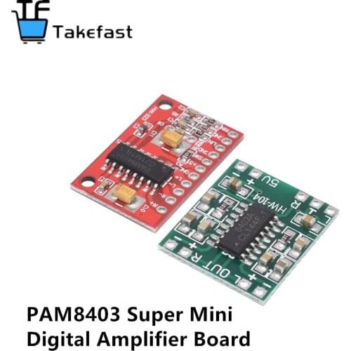 PAM8403 Super Mini Digital Amplifier Board 2 * 3W Class D Digital 2.5V To 5V Power Amplifier Board Efficient