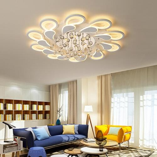 LED Ceiling Lamp Simple Modern Atmospheric Ceiling Lamp Acrylic LED Bedroom Lamp Creative Restaurant Light Fixtures