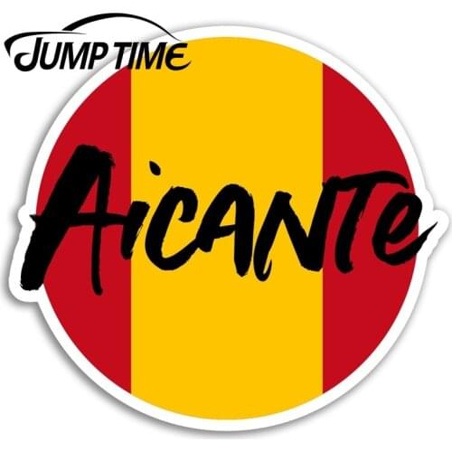 Jump Time for Aicante Vinyl Stickers Spain Fun Travel Sticker Laptop Luggage Waterproof Accessories Bumper Car Decal