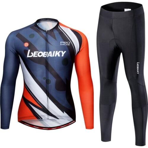 High Quality Summer Cycling Clothes Men Long Sleeve Bicycle Jersey Set Road Bike Uniforme Racing Mtb Wear Riding Suit Breathable