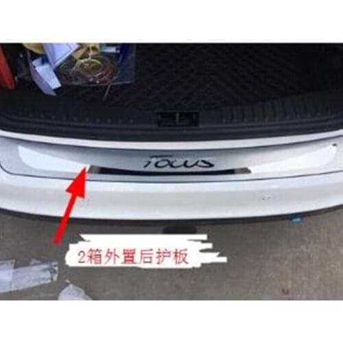 For Ford FOCUS 2012 2013 2014 2015 2016 2017 hatchback version High quality stainless steel Rear bumper Protector Sill