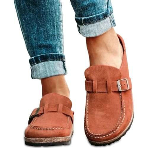 Women Casual Comfy Clogs Suede Slip On Sandals Summer Home Office Shoes -MX8