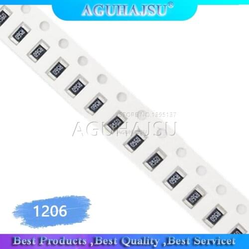 100PCS 1206 SMD Resistor 10K ohm chip resistor 0.25W 1/4W 103 new original