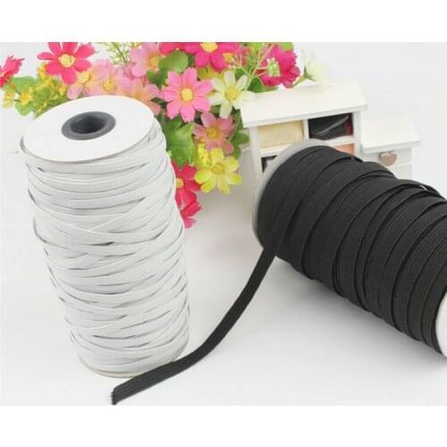 125 Yards Length DIY Braided Elastic Band Cord Knit Band Sewing 1/8 1/6 1/4 inch sports elastic belt Tools protect ears