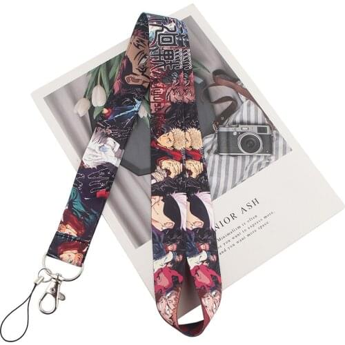 MD212 DMLSKY Anime Keychain Phone Lanyard Fashion Strap Neck Lanyards ID Card Holder Keys Kids Gift