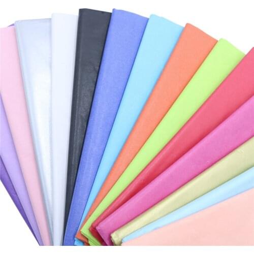 20 Pcs Tissue Paper DIY Manual Craft Paper Flowers Wedding Festive & Party Gifts Wrapping Fold Scrapbooking Backdrop Decor Paper