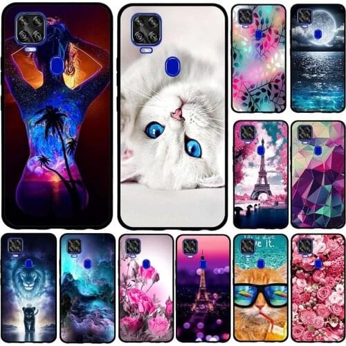6.53" For ZTE Axon 11 SE 5G Case Cover Soft Silicone Thin TPU Back Shell Bumper Cover For Fundas ZTE Axon 11 SE Case Phone Bags