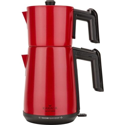 WONDERFUL MAGNIFICENT Karaca Enjoyable Tea Maker-Kettle Redgold Steam Switch Technology QUALITY FREIGHT FREE SHIPPING WITH COFFE