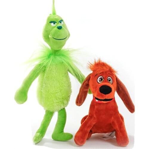 Children Plush Toys for Christmas Birthday gift Christmas geek Grinch Baby Kid Stuffed Toy