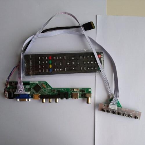 For B156XW02 V2 HW0A 15.6" 1366*768 panel screen TV LCD LED RF VGA AV USB LED HDMI Contorller Board DIY