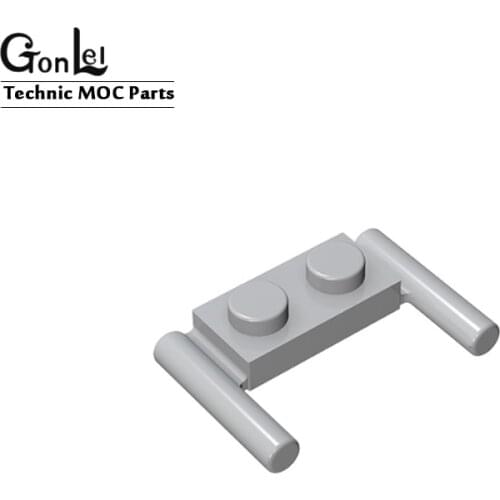 20Pcs/lot MOC Parts Bricks Plate Special 1 x 2 with Handles 3839b Element MOC Building Blocks Brick LOGO Enlighten Children Toys