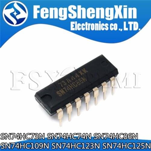 10pcs/lot New 74HC74 SN74HC74N DIP-14 74HC74N DUAL D-TYPE POSITIVE-EDGE-TRIGGERED FLIP-FLOPS WITH CLEAR AND PRESET