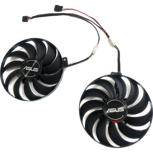 FDC10U12S9-C Cooler Fan For ASUS DUAL-RX 5500 XT-O8G-EVO ROG-STRIX-RX5500 XT-O8G-GAMING Video Card Cooling
