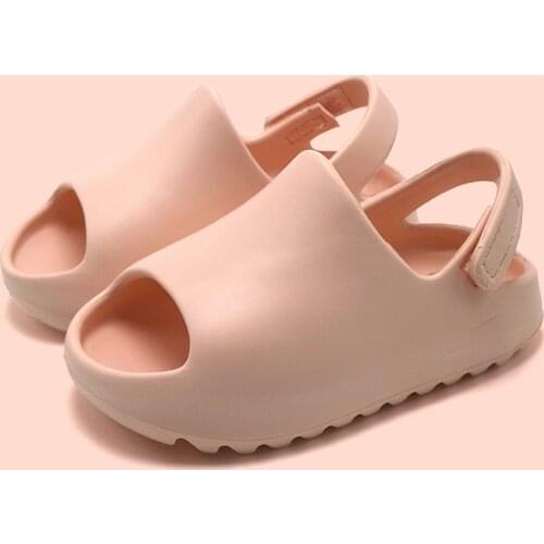 Summer 2021 new boys and girls trend jelly shoes childrens sandals fashion beach Kids Soft shoes