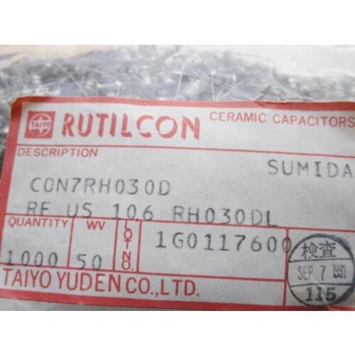 Original new 100% special porcelain tube capacitor US106RH030DL 3PF (Inductor)