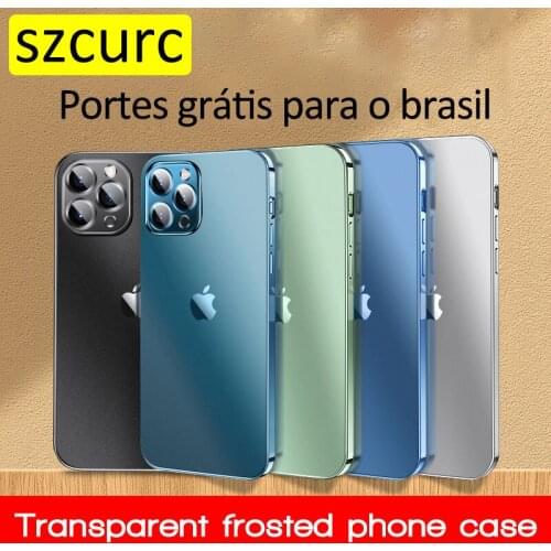 Luxury Phone Cover .For iPhone 11 case.iPhone 12 PRO MAX Phone cover silicone Ultra-thin 12 Mini case Protect lens popular Case