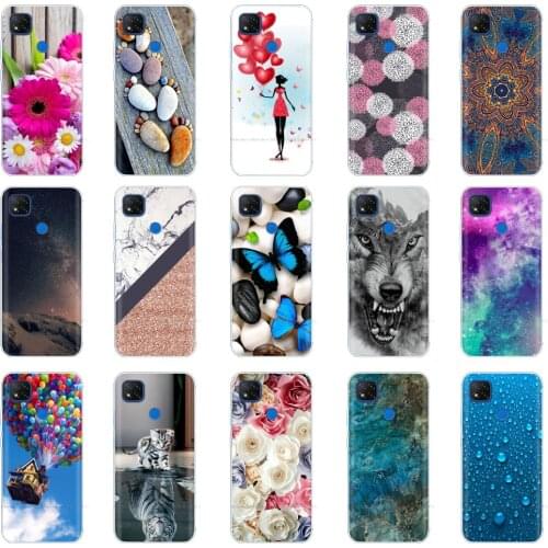 Silicone Case For Xiaomi Redmi 9C Case Redmi9c 9 C Soft Cover Silicon Case For Xiaomi Redmi 9C NFC 6.53 inch Phone Cases Coque