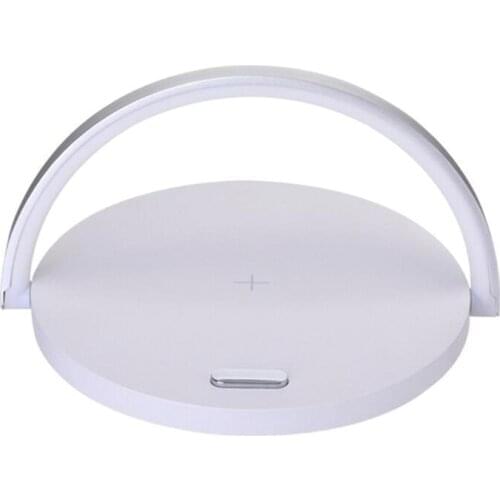 Foldable Bedside Lamp with Touch Control Dimmable Wireless Charging Desk LED lamp Eye-Caring Office Lamp 10W ABCD
