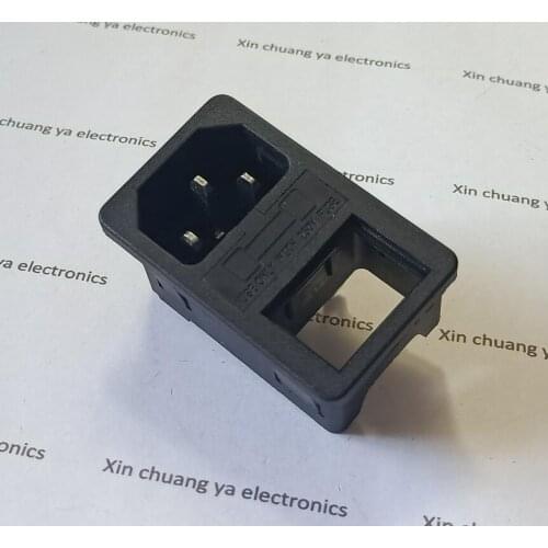 SS-8B-2 AC power socket connectors Without switch and with fuse base:5*20MM