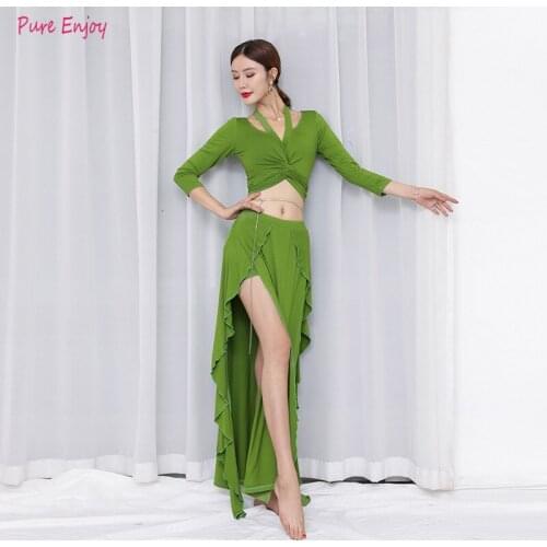 Belly Dancing Women modal belly dance costume set girls belly dance long skirt suit dance clothes group costumes