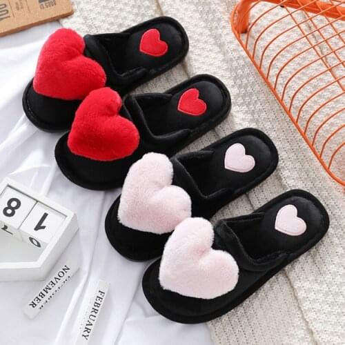 Slippers Women Shoes Woman Slides Plush Slippers Home Slippers Women Indoor Home Slipper Winter Warm Faux Fur Slippers