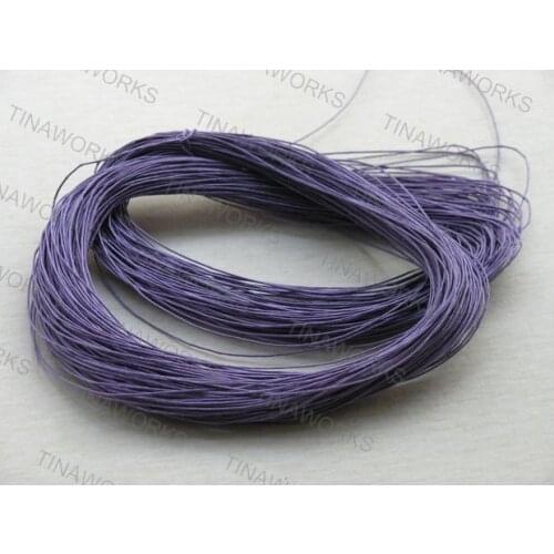 FREE SHIPPING 90 meters Puple Waxed Cotton Beading Cord 1mm