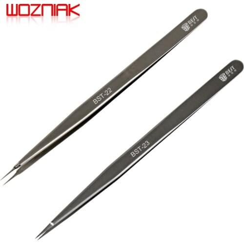BST-22 Motherboard BGA Flying Tweezers Tool Stainless Steel Extension Microscopically Available for Mobile Phone Repair