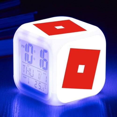 3D Game Printing Alarm Clock Child Wake Up Lamp Digital Alarm Clock Child LED Clock Color Change Table Reveil Wekker