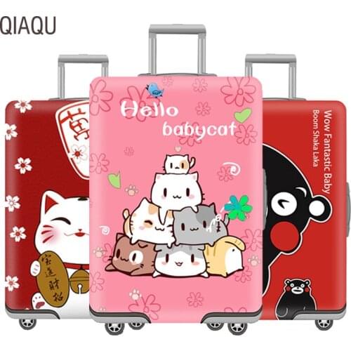 Cartoon Animal Travel Suitcase Luggage Cover 18-32 Inch Trolley Elastic Protection Case Covers Baggage Trunk Dust Case Cover