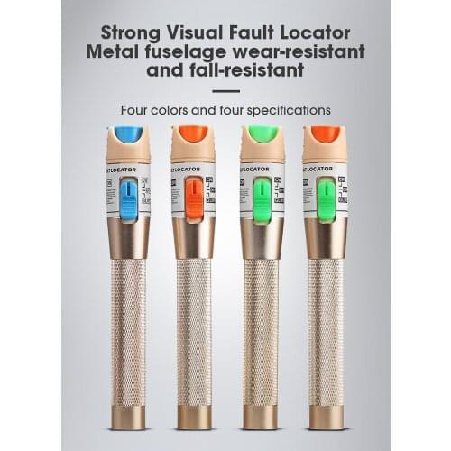COMPTYCO high-quality 30km/20km/10km/5km Red light source fiber tester pen visual fault locator compliant st fc sc Connector
