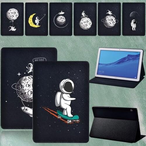 For Huawei MediaPad M5 Lite 10.1"/M5 10.8"/T5 10.1/T3 10 9.6/T3 8.0 Pu Leather High Quality Tablet Case Cover + Stylus