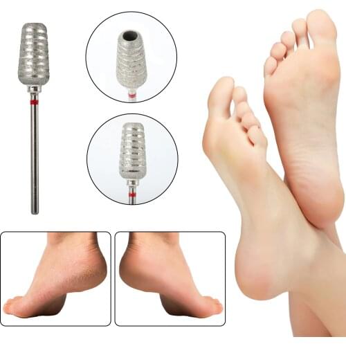 Nail Drill Bit Bits Diamond traditional polish Cap Foot Callus Cuticle Cutter Rotary Burr For Manicure Accessories Milling