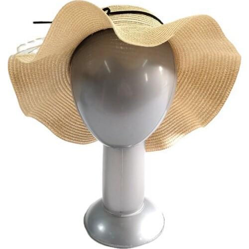 Training Mannequin Head Manikin Inflatable Salon Hair Wigs Display Jewelry