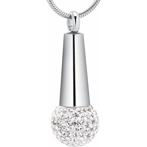 Microphone Shape Cremation Pendant Jewelry for Ashes for Singer Cremation Keepsake Memorial Urn Necklace Jewelry