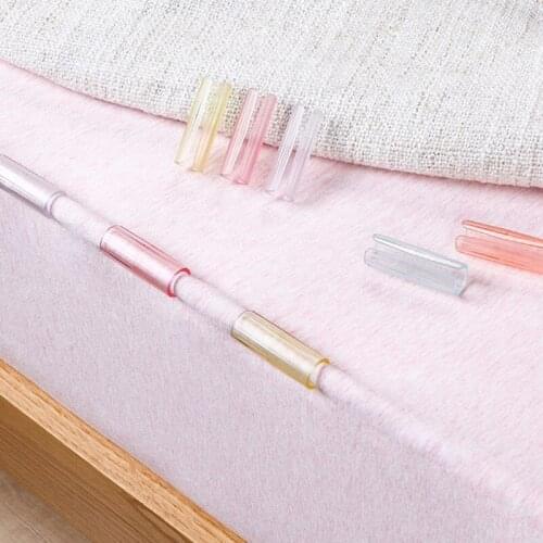 12pcs Multi-Function Transparent Sheet Clip Mattress Anti-Slip Holder Buckle Seamless Clip Single Invisible Clip Bed Sheet Clip