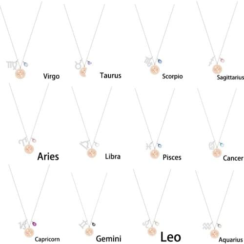 Fashion womens jewelry Twelve constellations series jewelry set, womens earrings, necklaces and bracelets, fashion accessories