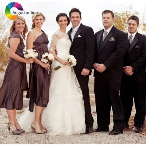 Men Suits For Wedding Suits Black Bridegroom Groomsmen Regular Fit Formal Blazer Tuxedo Terno Masculino Best Man Prom 3 Pieces