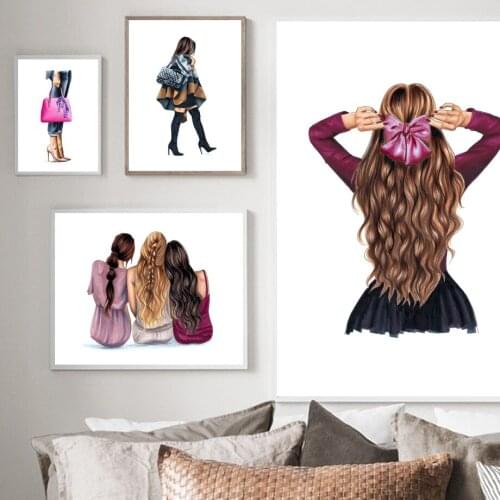 5D DIY Diamond Painting Kit High Heels Bow Coffee Cool Girl Fashion Diamond Embroidery Cross Stitch Mosaic Home Decor Gift