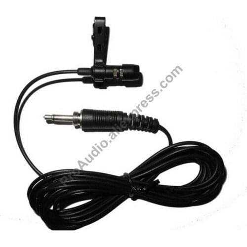 MICWL LC01 Clip-On Lavalier Lapel Microphone Mike Mic with 3.5mm 1/8" Jack Male external Screw Lock