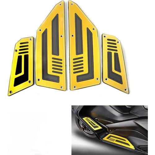 Motorcycle Foot Plate Foot Rest CNC Aluminum Motorbike Footrest For Yamaha TMAX 530 TMAX530 2012 2013 2014 2015 2016 Foot Plate