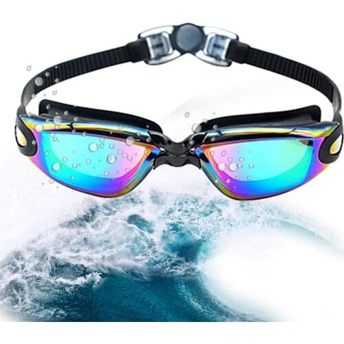 Professional Swimming Goggles swimming glasses No Leaking Anti Fog UV Protection with Comfortable High nose bridge design