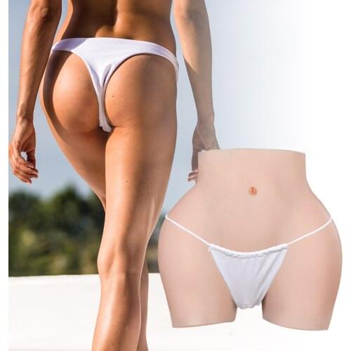 KUMIHO Silicone Realistic Vagina Panties Buttock Enhancement Crossdressing Pussy Pants Transgender Cosplay Shemale Panties