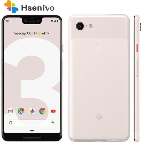 HTC Google Pixel 3XL Refurbished-Original Unlocked GSM 4G Android Mobile phone 6.3'' 12.2MP&Dual 8MP Octa Core Snapdragon