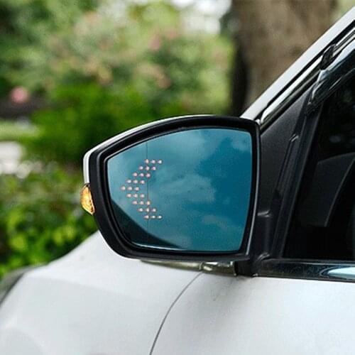 Brand New Power Heated Blue Wide Angle Sight Side Rear View Mirror Glasses For Ford Kuga