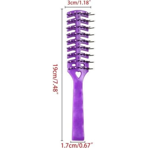 Vent Brush Hair Brush 7 Row Vent Brush With Ball Tipped Bristles for Wet Short Curly Straight Hair Blow Drying Quickly