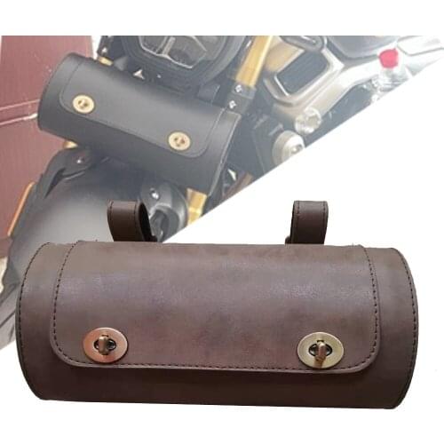 High quality Motorcycle Saddle Bags PU Leather otorbike Side Tool Tail Bag Luggage For Suzuki GSX1400 600/750 KATANA GSXS 750
