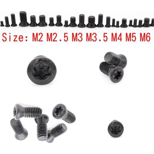 10-20pcs M2*6 M2.5*6 M2.5*8 M3*8 M3*10 M3*12 M3.5*8 M5*12 M6*18 Insert Torx Screw for Replaces Carbide Inserts CNC Lathe Tool