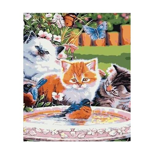 5D diamond painting 5D wall stickers kit Full square Cross stitch haft diamentowy Cuadros tools animal Cat bird butterfly flower