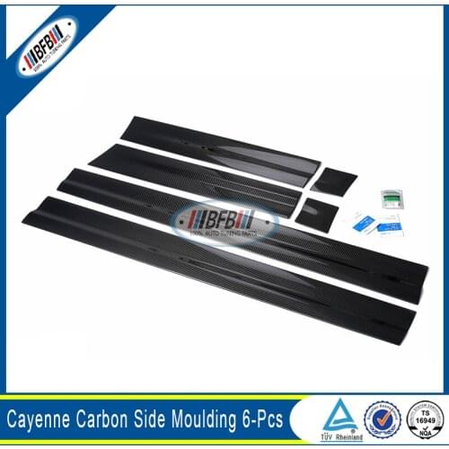 Car Accessories Exterior Trims Side Moulding 6pcs For Cayenne 2016