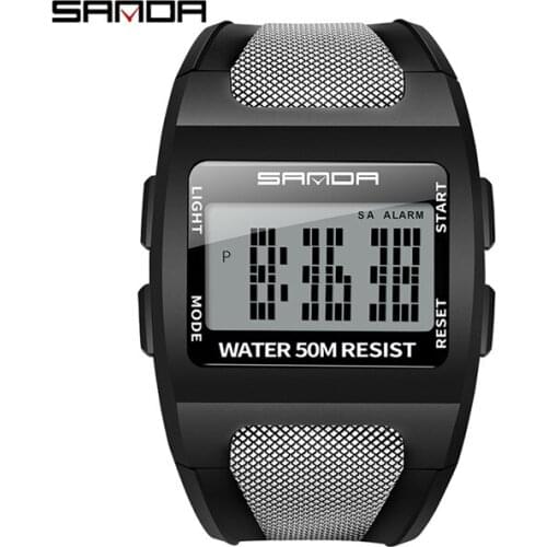 SANDA Watch Men Led Digital Watches Men Sports Watches Fashion Electronic Watches Male Clock Relogio Masculino horloge heren